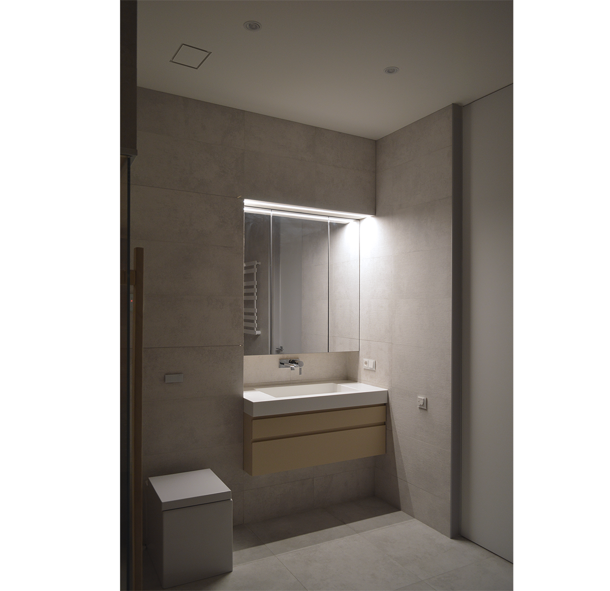 Диффузор под покраску скрытого монтажа SECRET SOFT FRAME D125мм